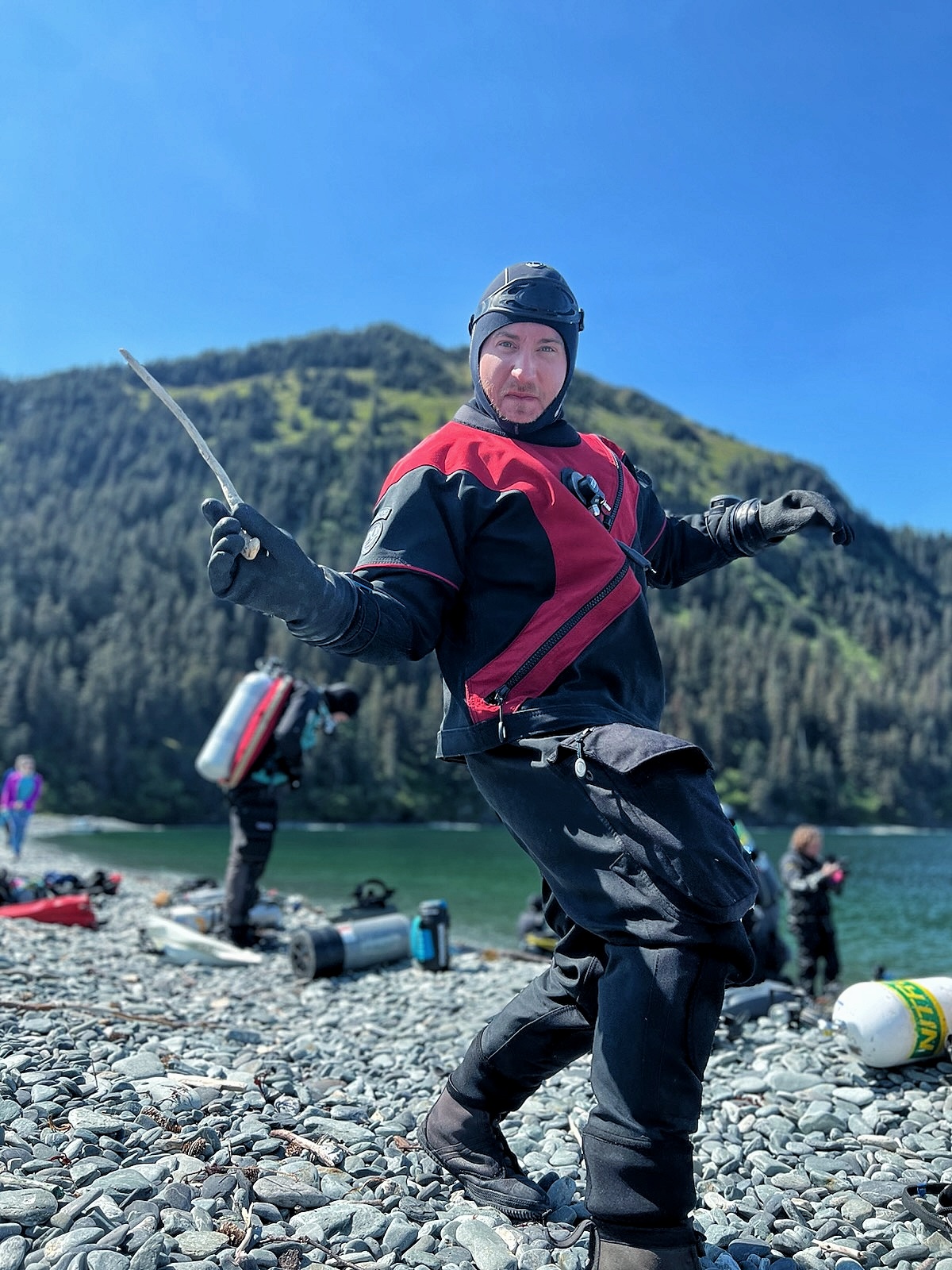 PADI Delayed Surface Marker Buoy Diver DiveAlaska